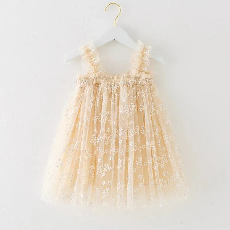 Floral Tulle Baby Dress - Betina Baby & Kids