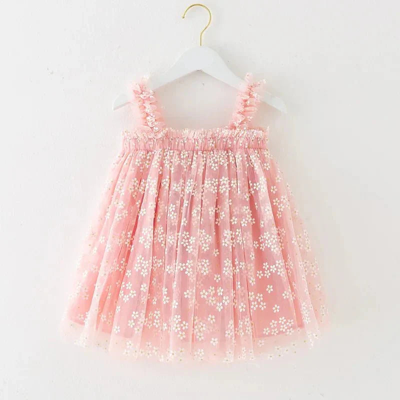 Floral Tulle Baby Dress - Betina Baby & Kids