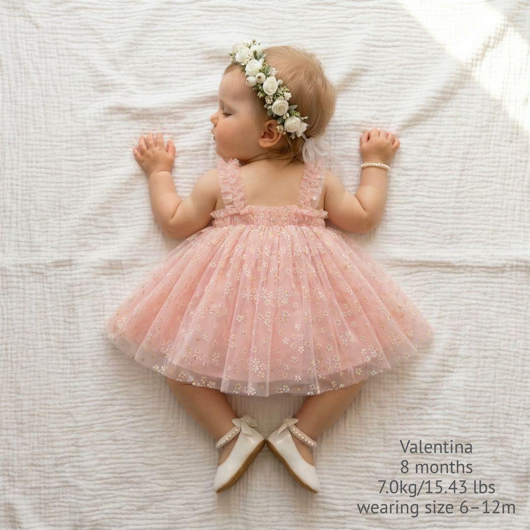 Floral Tulle Baby Dress - Betina Baby & Kids