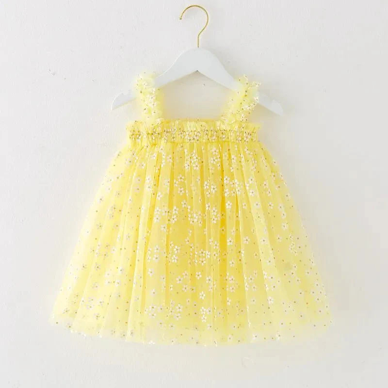 Floral Tulle Baby Dress - Betina Baby & Kids