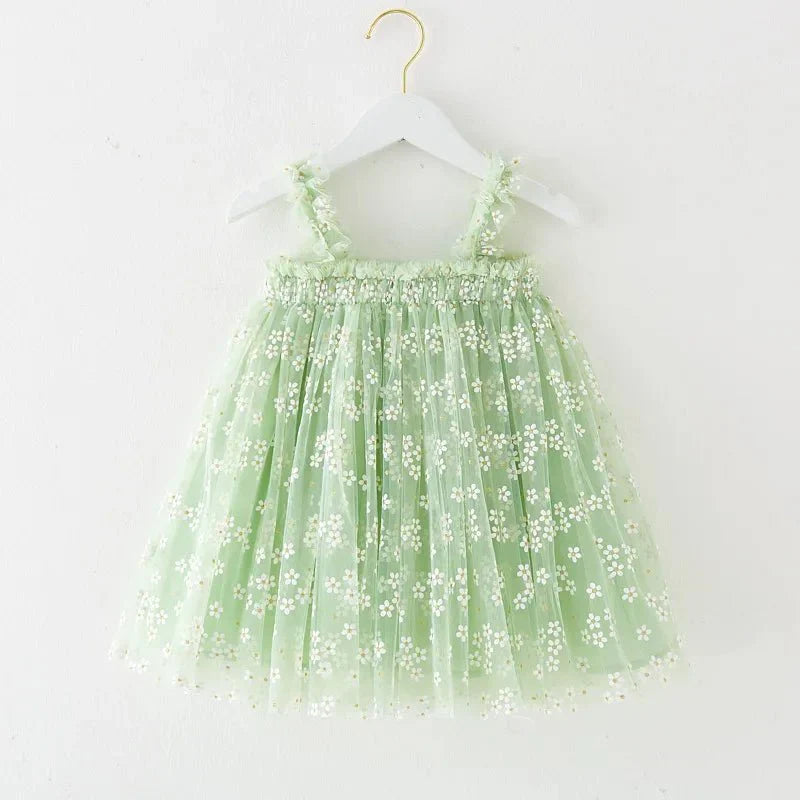 Floral Tulle Baby Dress - Betina Baby & Kids