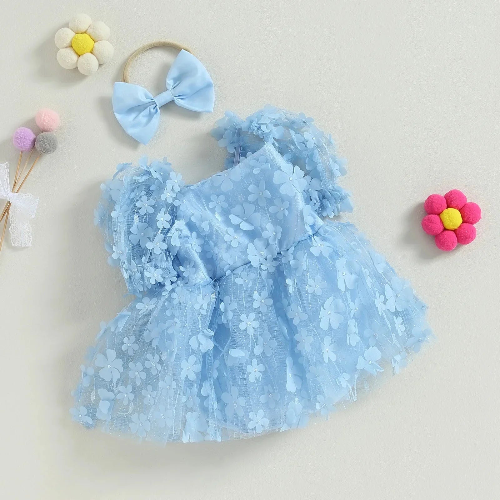 Floral Tulle Dress - Betina Baby & Kids