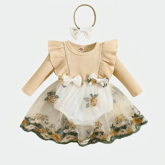 Floral Princess Baby Dress