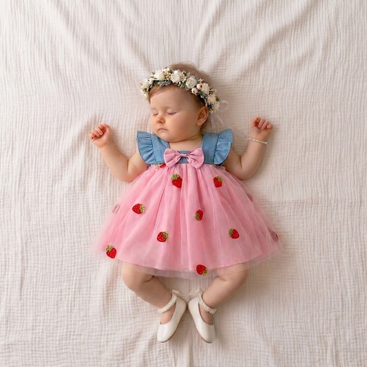 Strawberry Ruffle Dress