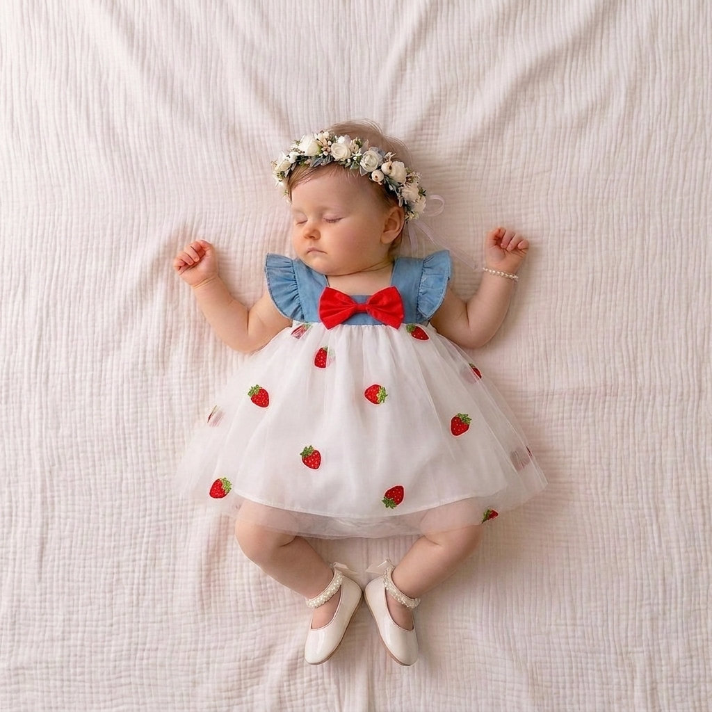 Strawberry Ruffle Dress