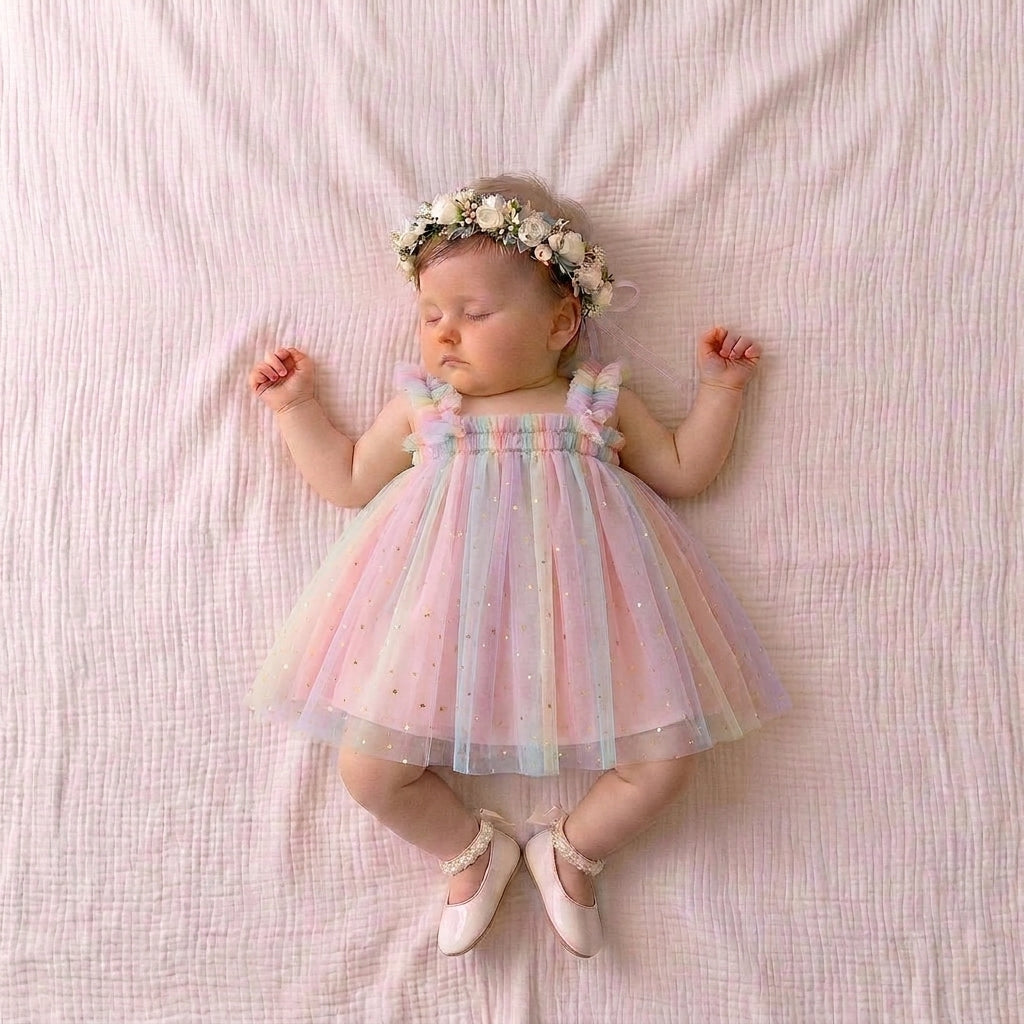Star Tulle Baby Dress