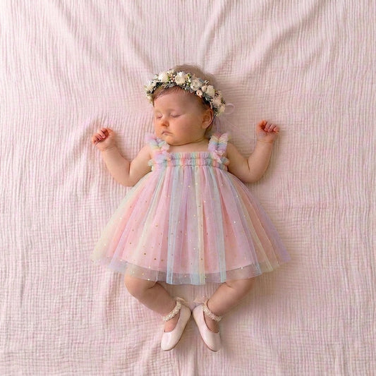 Star Tulle Baby Dress