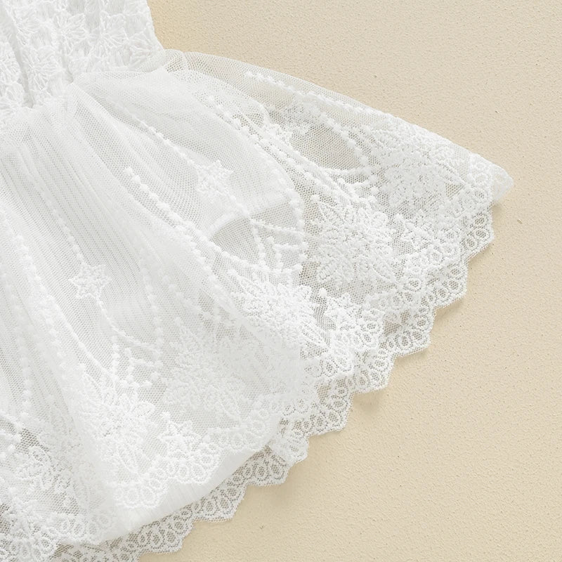Lace Angel Dress with Bow - Betina Baby & Kids