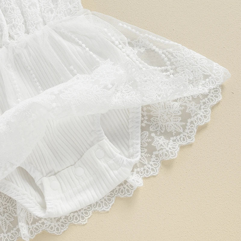 Lace Angel Dress with Bow - Betina Baby & Kids