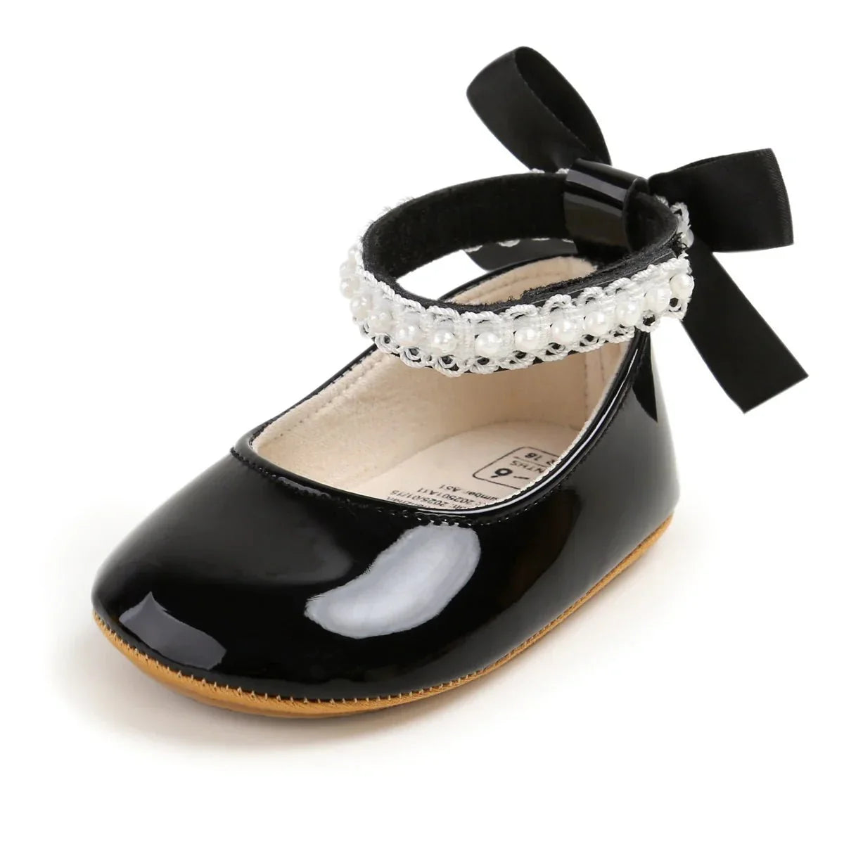 Lace Bow Mary Jane Baby Shoes - Betina Baby & Kids