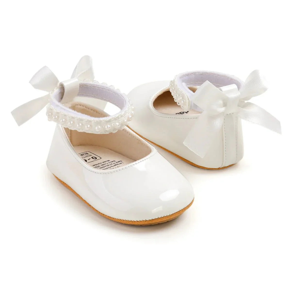 Lace Bow Mary Jane Baby Shoes - Betina Baby & Kids