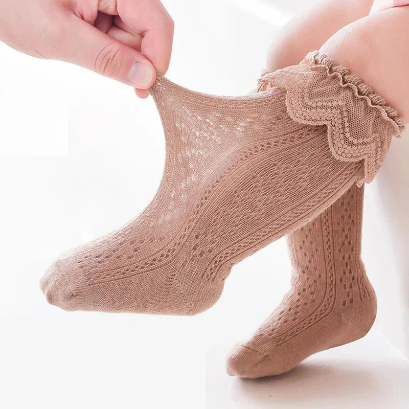 Lace Knee - High Baby Socks - Betina Baby & Kids