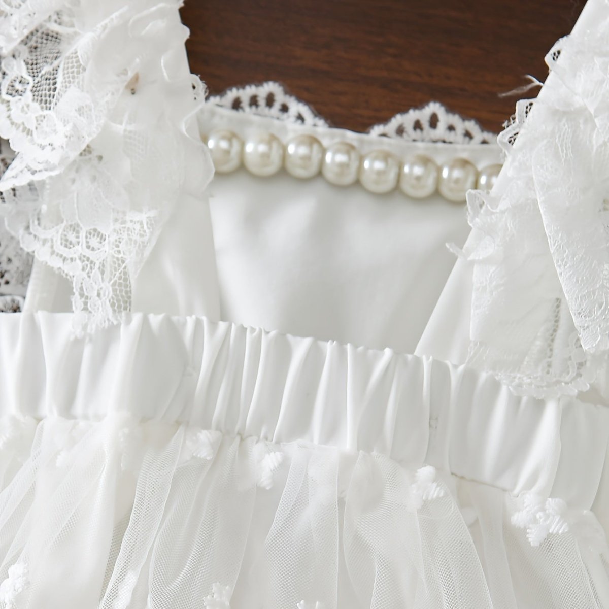 Lace Overlay Princess Dress - Betina Baby & Kids