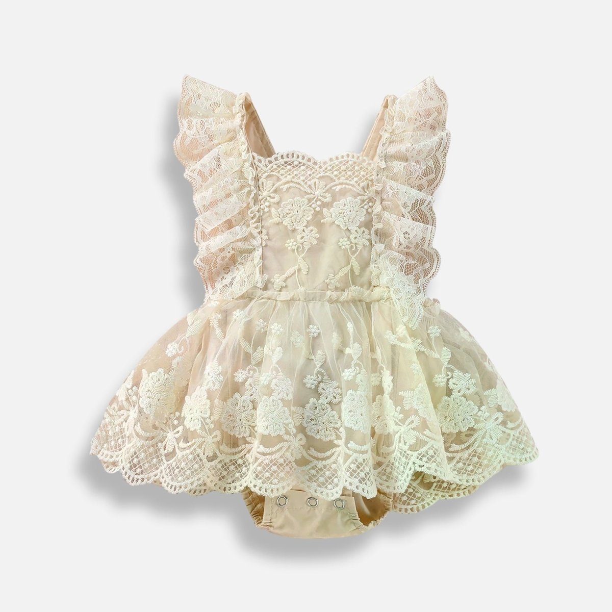 Lace Overlay Princess Dress - Betina Baby & Kids