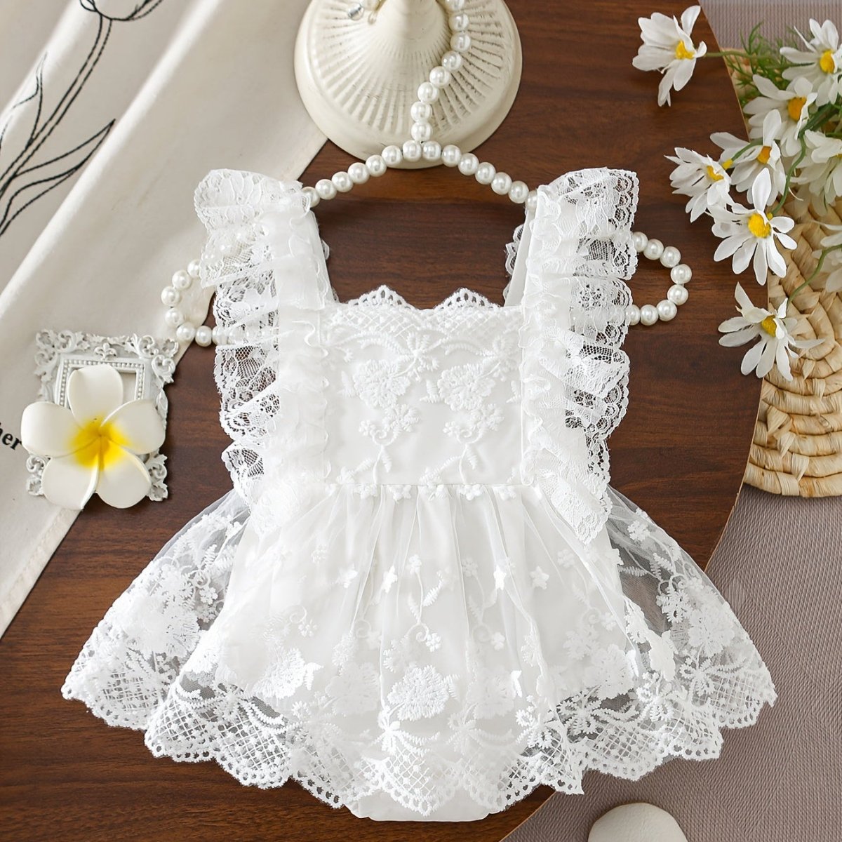 Lace Overlay Princess Dress - Betina Baby & Kids