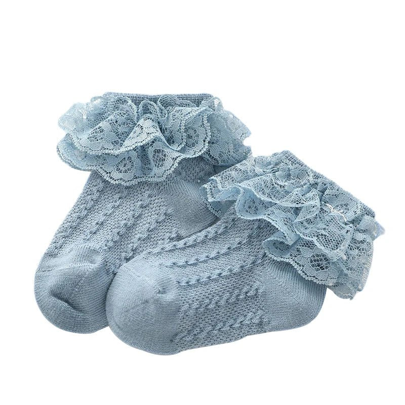 Lace Ruffle Baby Socks - Betina Baby & Kids