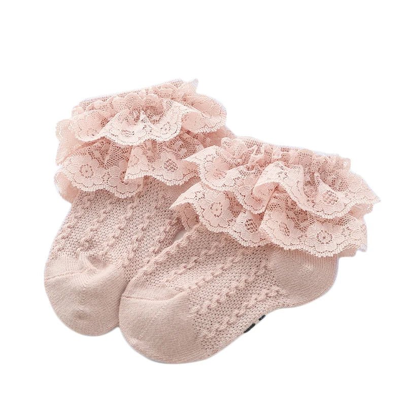 Lace Ruffle Baby Socks - Betina Baby & Kids