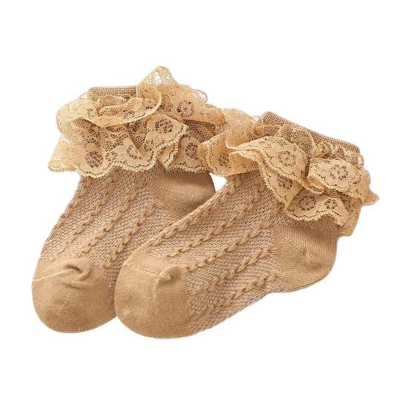 Lace Ruffle Baby Socks - Betina Baby & Kids