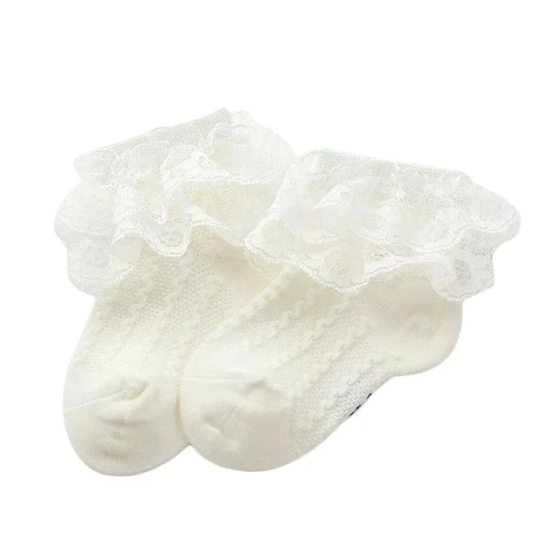 Lace Ruffle Baby Socks - Betina Baby & Kids