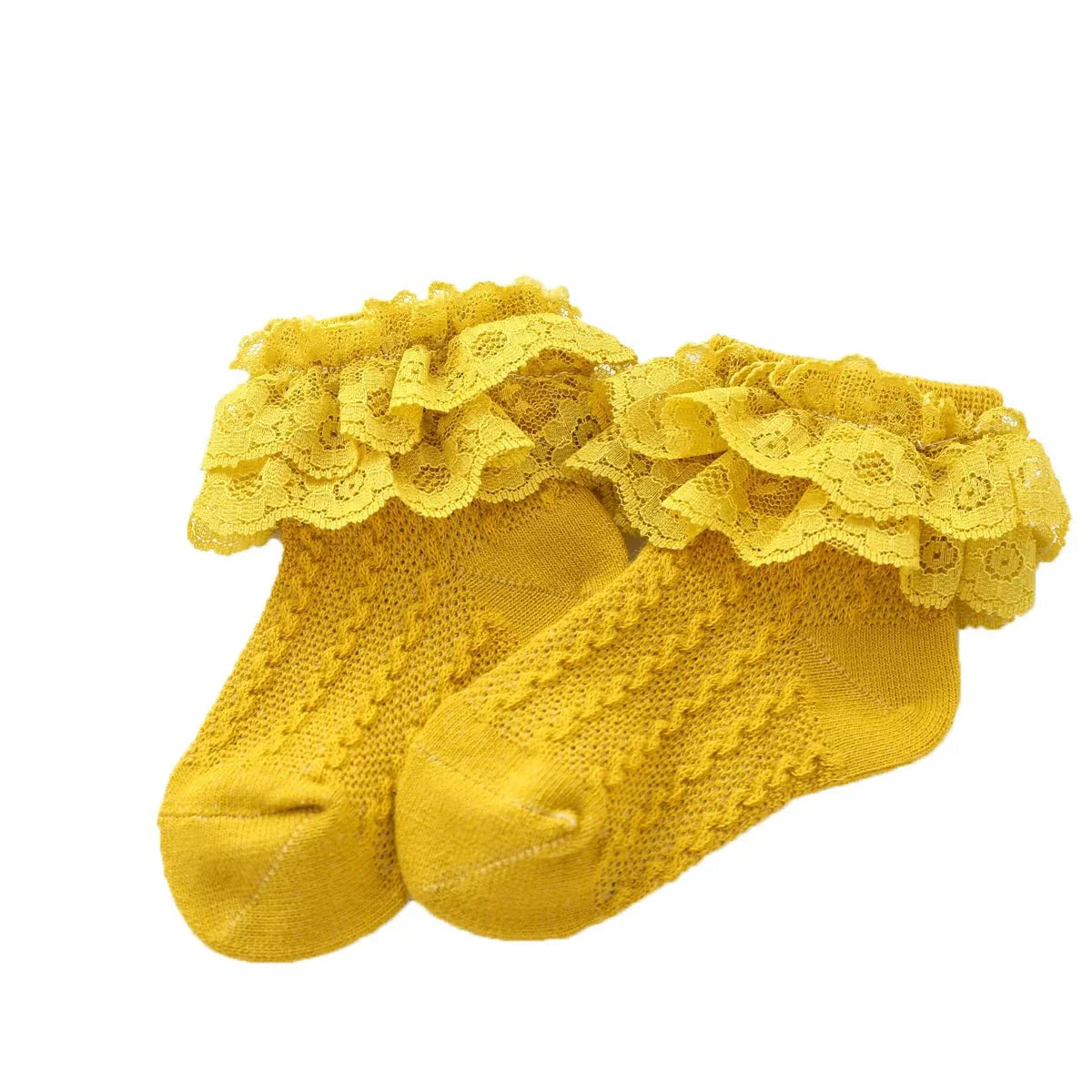 Lace Ruffle Baby Socks - Betina Baby & Kids
