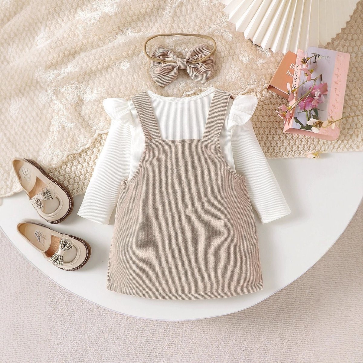 Little Bow Dress with Bodysuit - Betina Baby & Kids