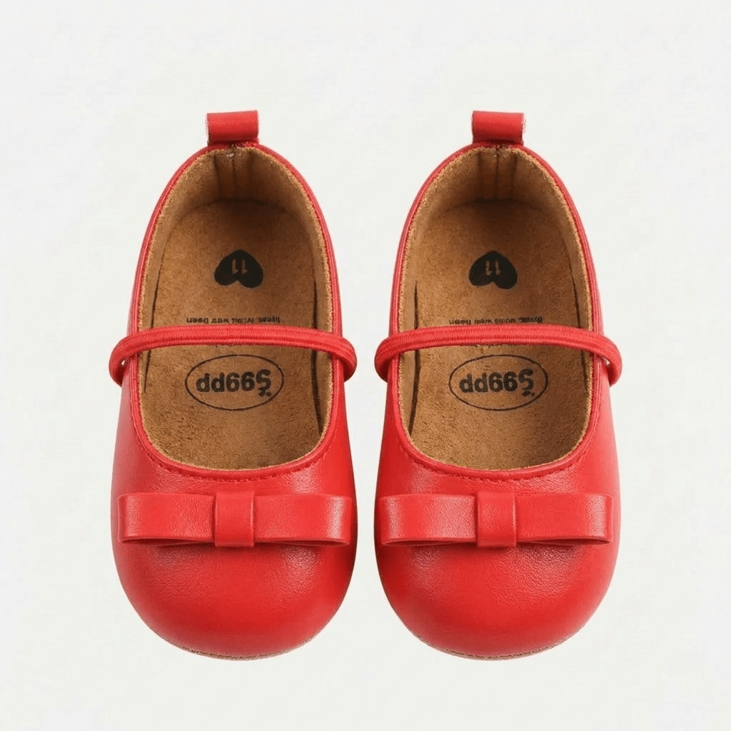 Minimal Bow Mary Jane Baby Shoes - Betina Baby & Kids