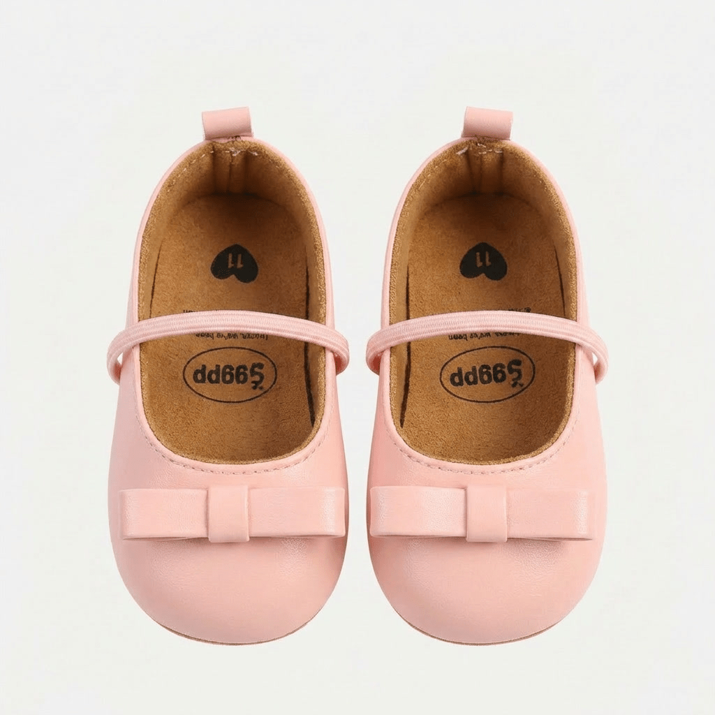 Minimal Bow Mary Jane Baby Shoes - Betina Baby & Kids