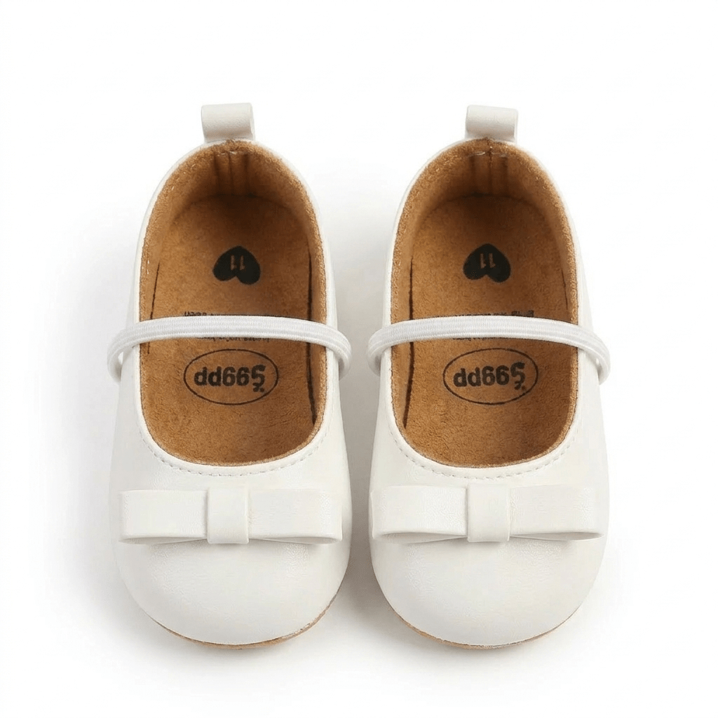 Minimal Bow Mary Jane Baby Shoes - Betina Baby & Kids