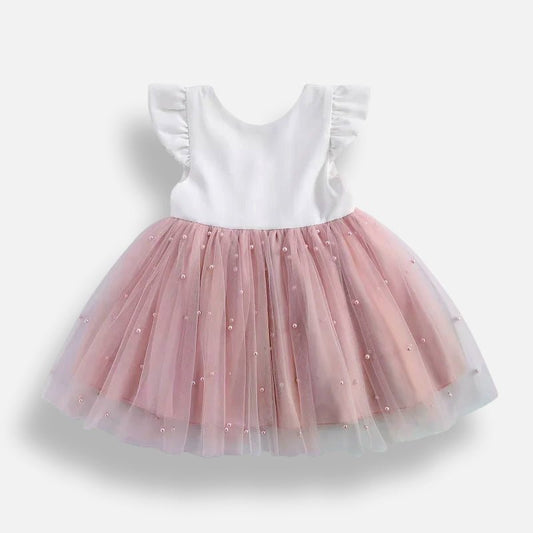 Pearl Tulle Princess Dress - Betina Baby & Kids