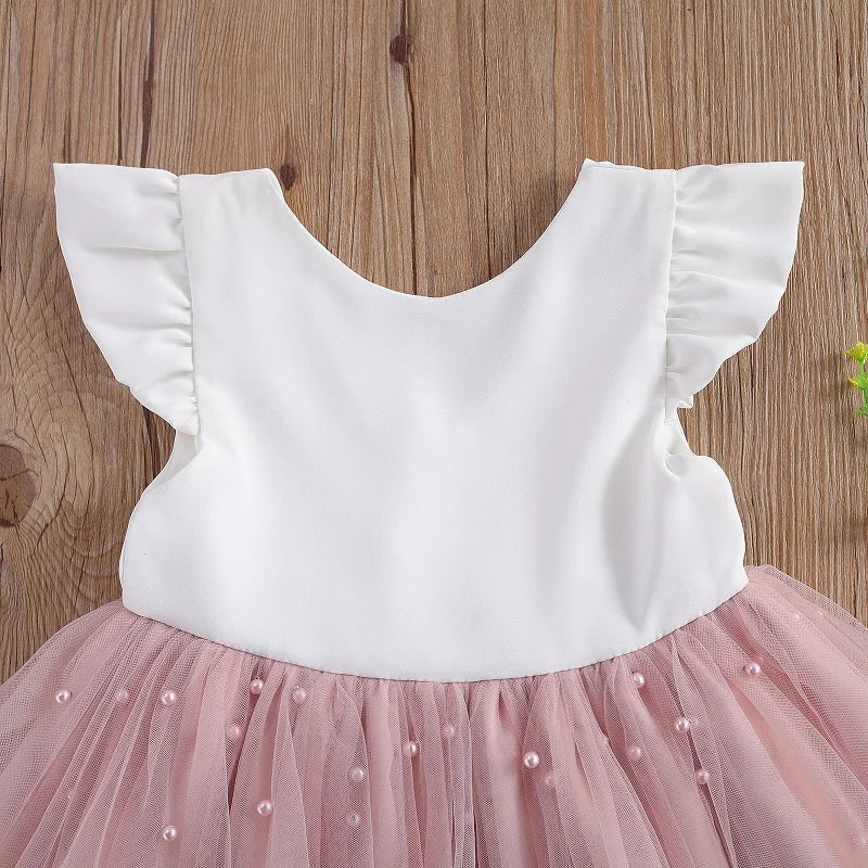 Pearl Tulle Princess Dress - Betina Baby & Kids
