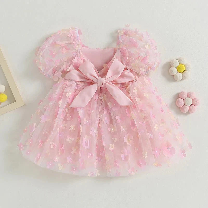 Princess Floral Tulle Dress - Betina Baby & Kids