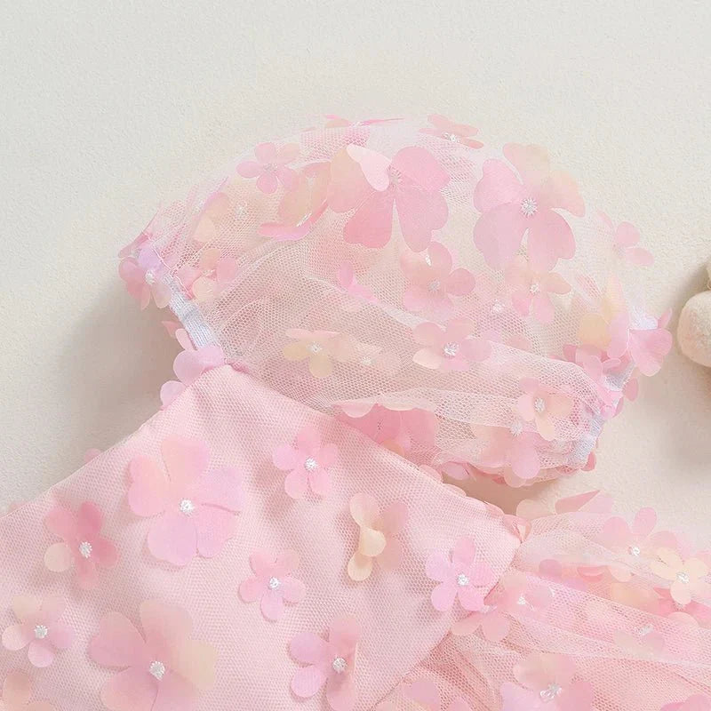 Princess Floral Tulle Dress - Betina Baby & Kids