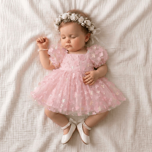 Princess Floral Tulle Dress - Betina Baby & Kids
