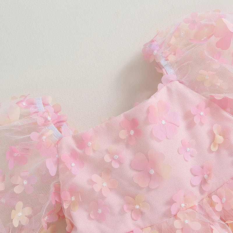 Princess Floral Tulle Dress - Betina Baby & Kids