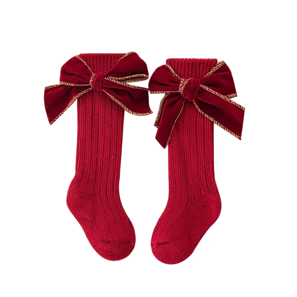 Ribbed Bow Baby Socks - Betina Baby & Kids