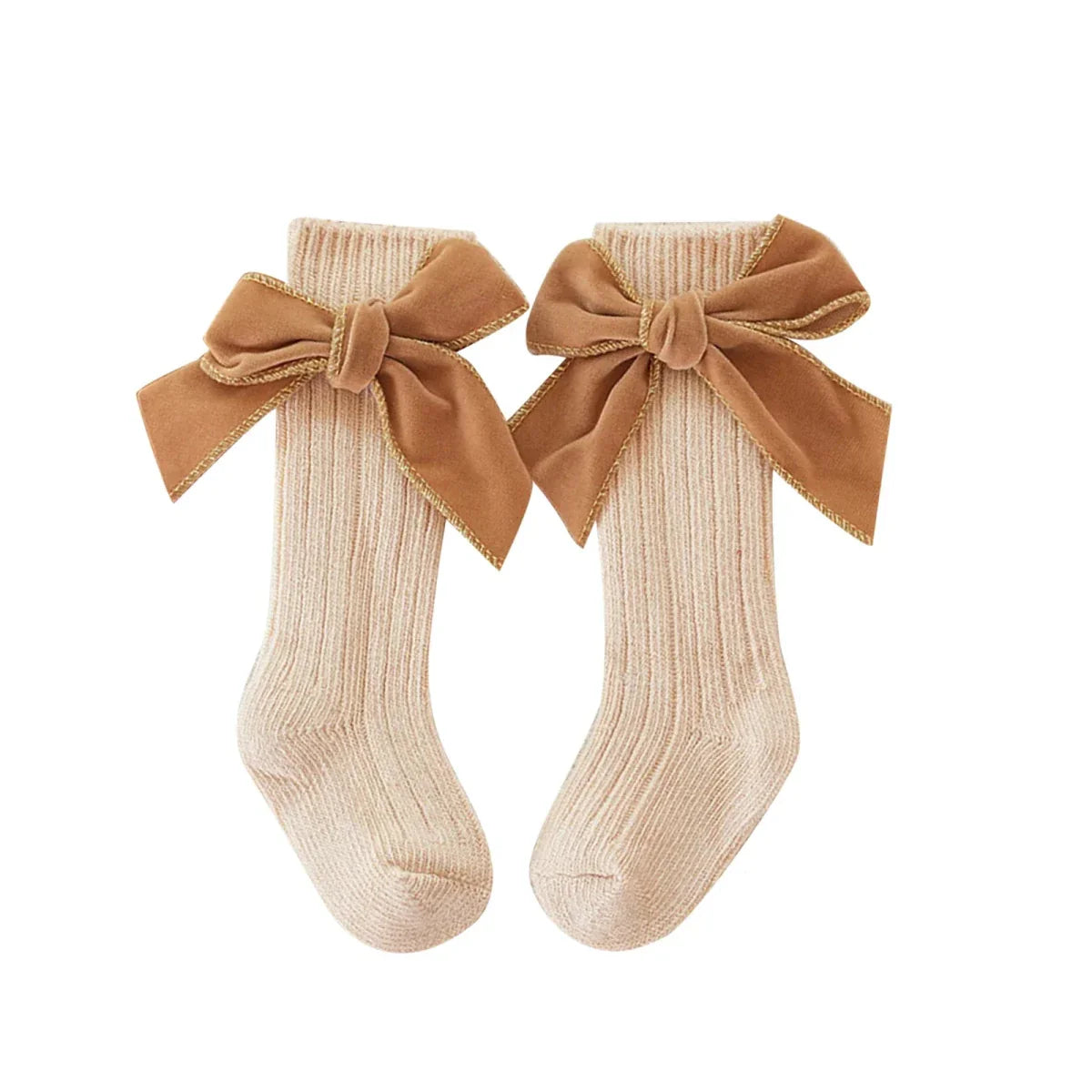 Ribbed Bow Baby Socks - Betina Baby & Kids