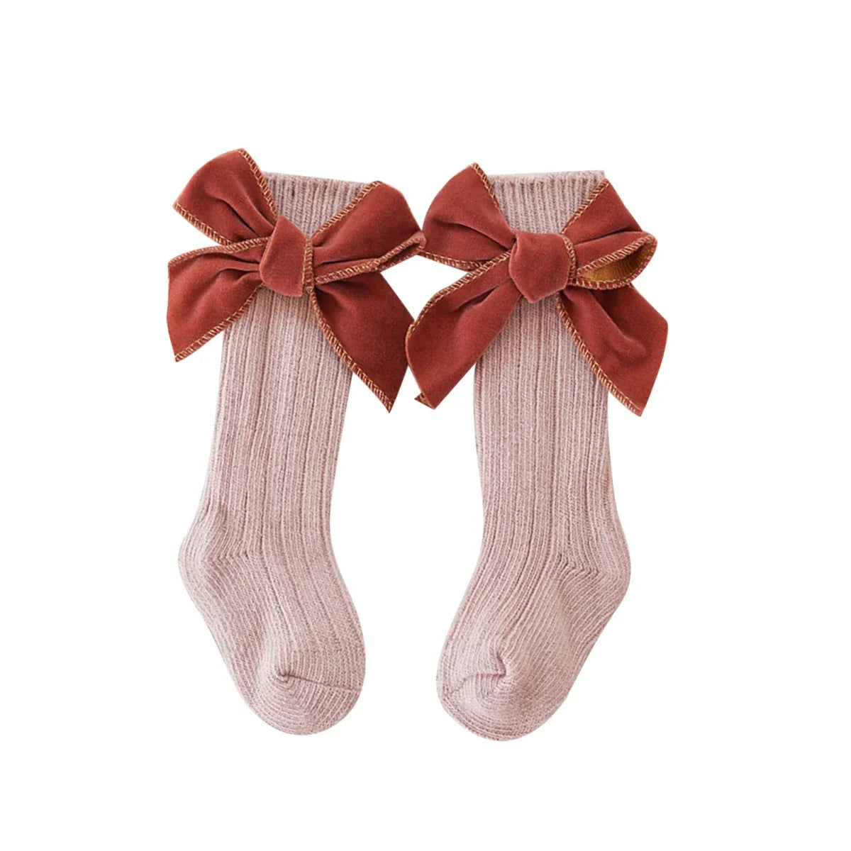 Ribbed Bow Baby Socks - Betina Baby & Kids