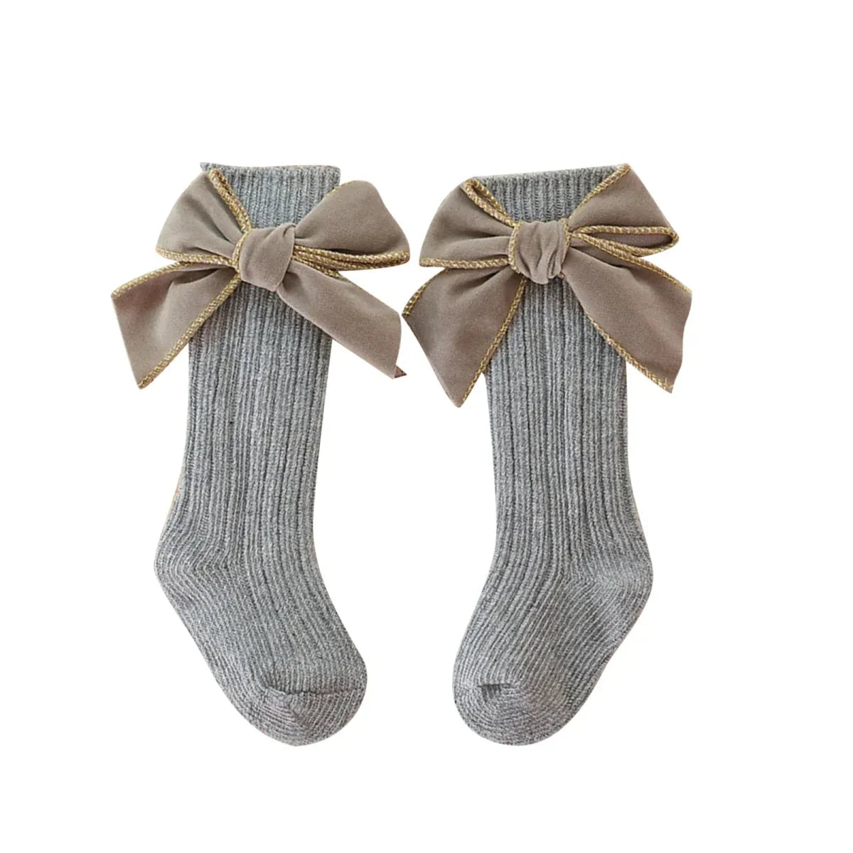 Ribbed Bow Baby Socks - Betina Baby & Kids