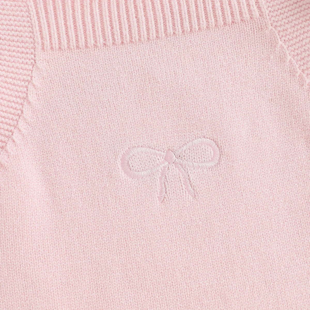 Ruffle Strap Knit Romper - Betina Baby & Kids