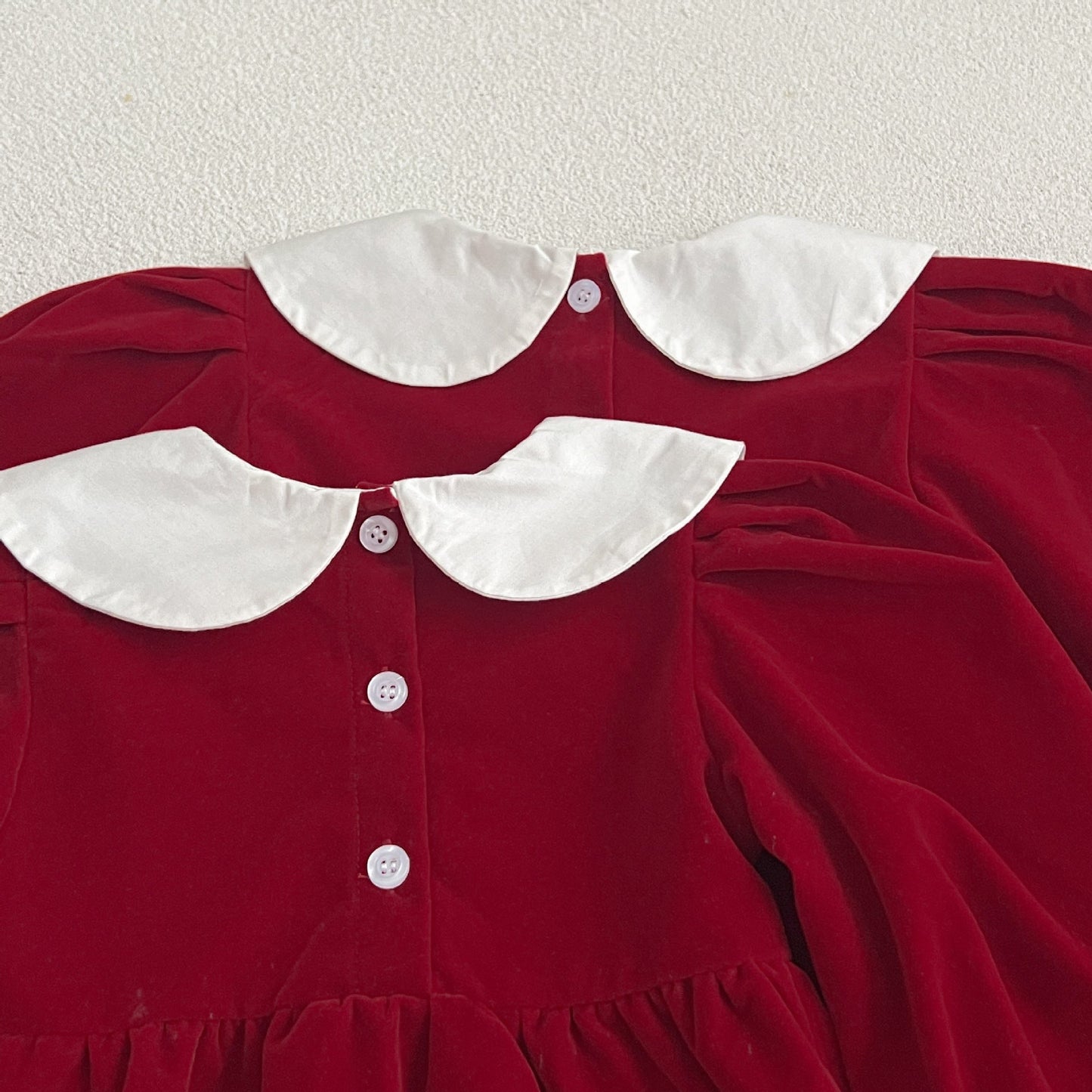 Smocked Collar Baby Romper - Betina Baby & Kids
