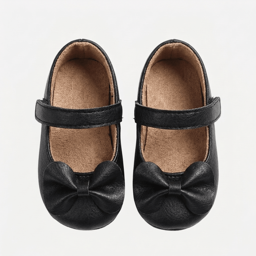Soft Bow Mary Jane Baby Shoes - Betina Baby & Kids