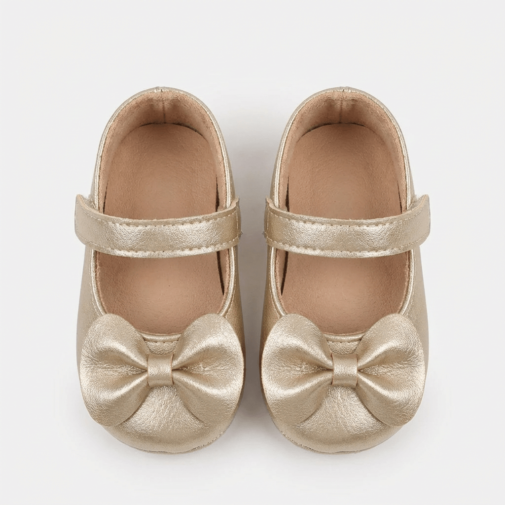 Soft Bow Mary Jane Baby Shoes - Betina Baby & Kids