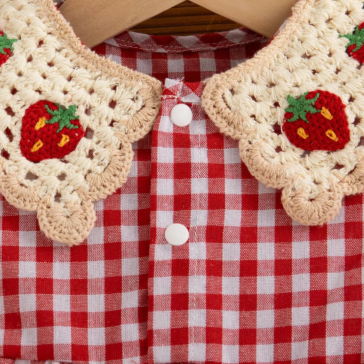 Strawberry Picnic Dress - Betina Baby & Kids