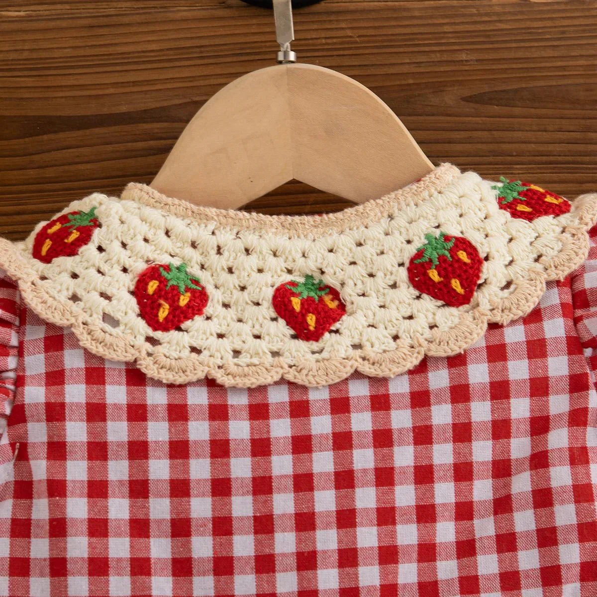 Strawberry Picnic Dress - Betina Baby & Kids