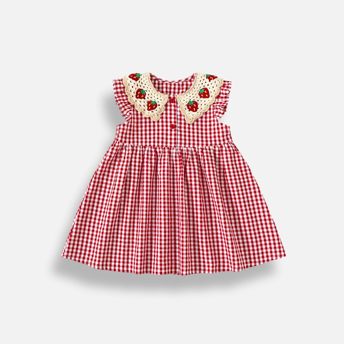 Strawberry Picnic Dress - Betina Baby & Kids