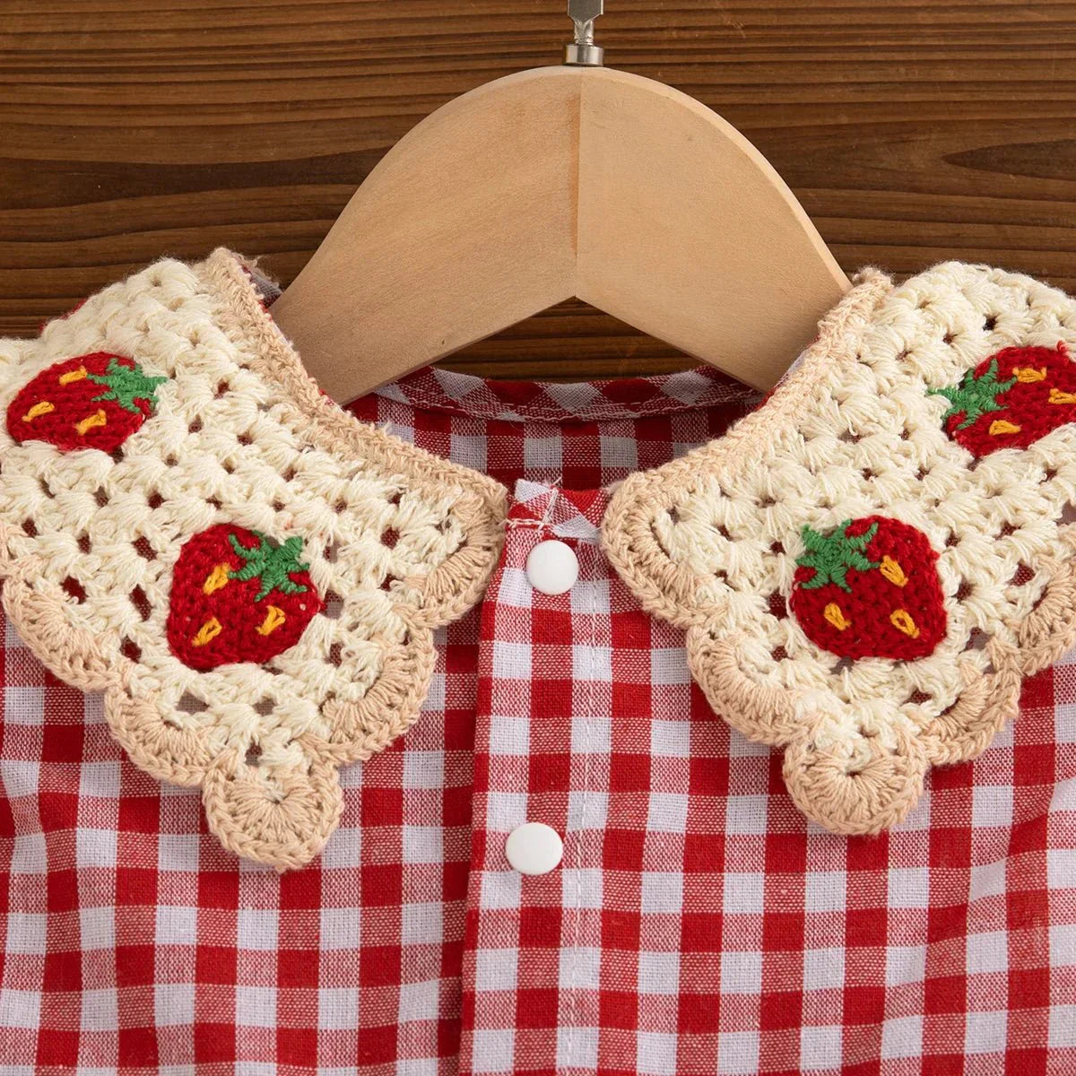 Strawberry Picnic Dress - Betina Baby & Kids
