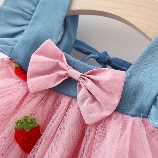 Strawberry Ruffle Dress - Betina Baby & Kids