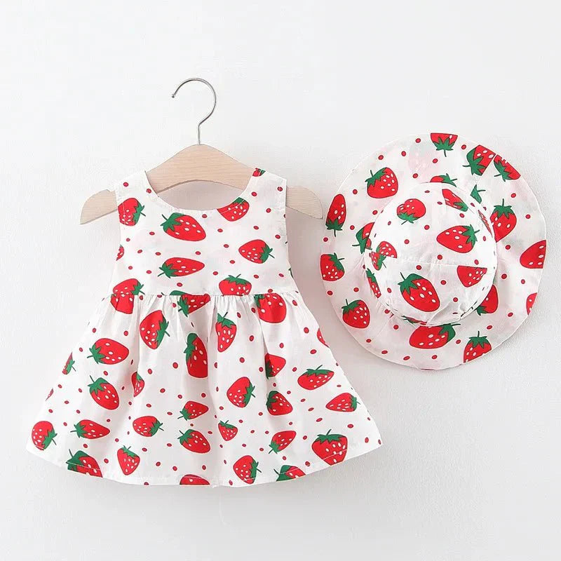 Strawberry Summer Dress - Betina Baby & Kids