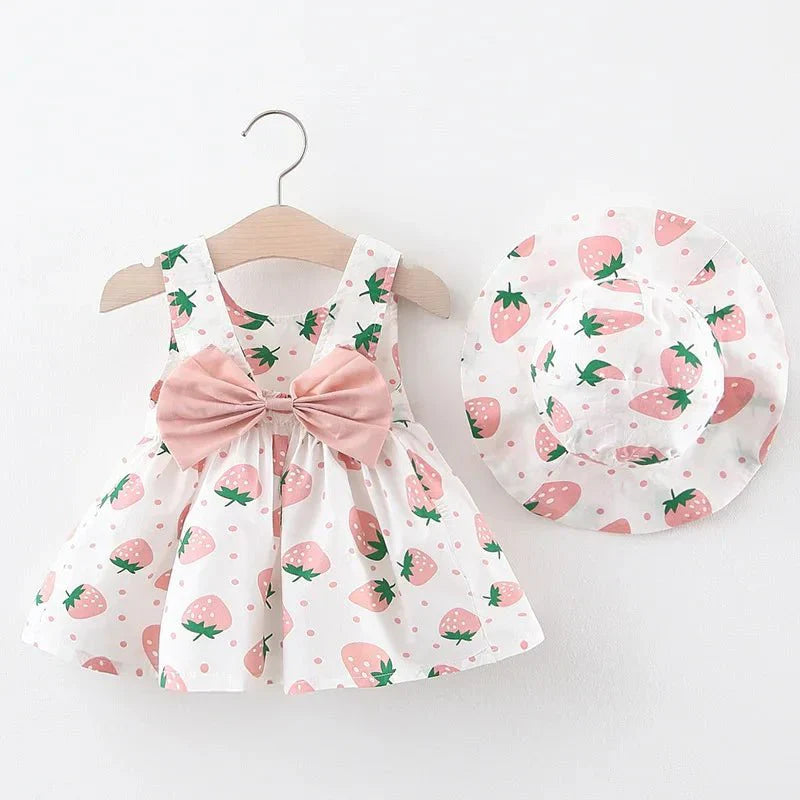 Strawberry Summer Dress - Betina Baby & Kids