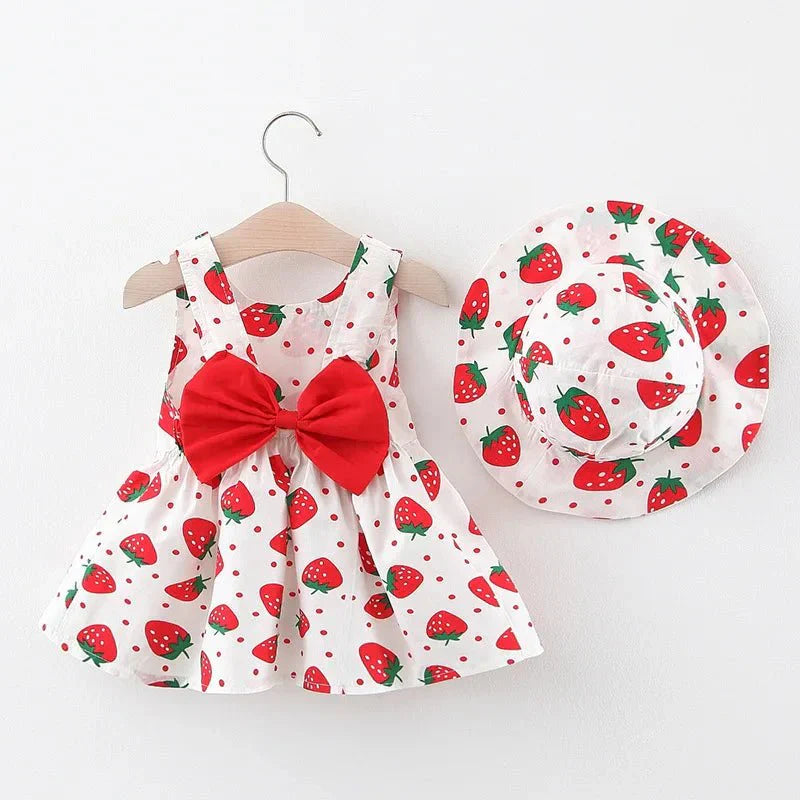 Strawberry Summer Dress - Betina Baby & Kids